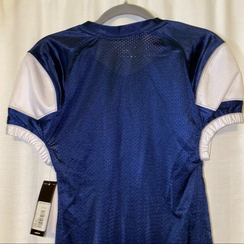 Adidas Youth Football Jersey Blue and White, New with tags Size Medium